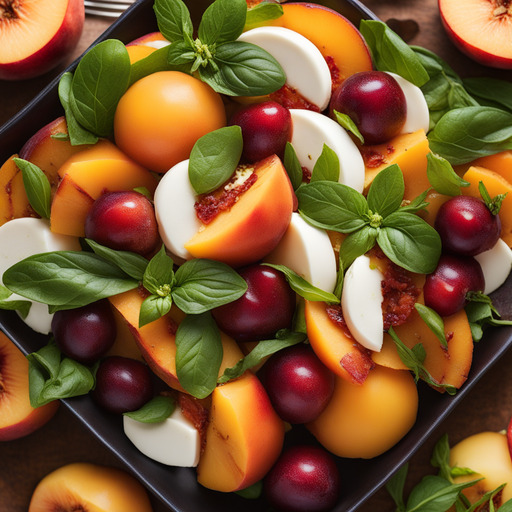 Nektarine Caprese Salat