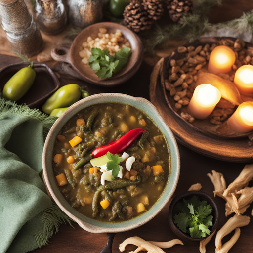 Navajo Grünes Chili-Eintopf