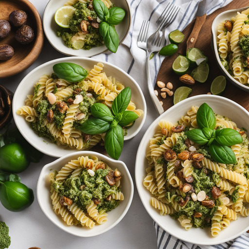 Nussiges Pesto Nudeln