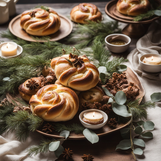 Norwegische Kardamom-Brötchen