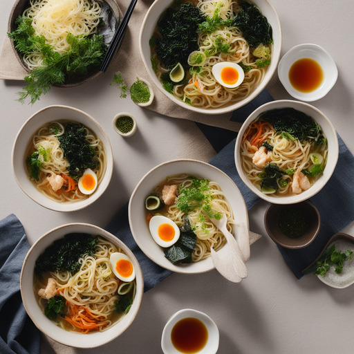 Nudelsuppe mit Nori