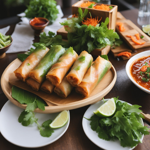 Nem Nuong Frühlingsrollen