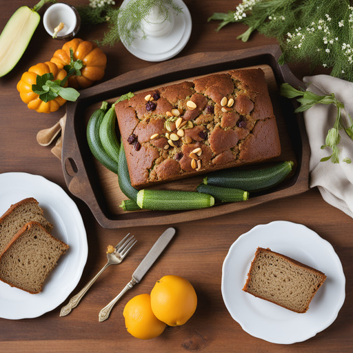 Nussiges Zucchinibrot