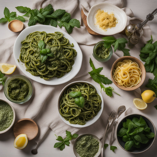 Brennnessel-Pesto-Pasta