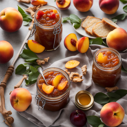 Nektarinen-Ingwer-Marmelade