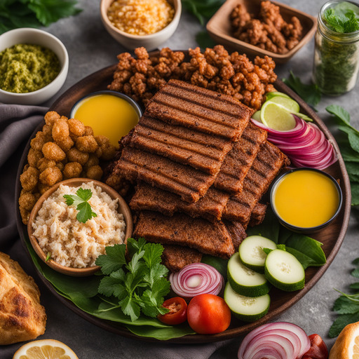 Nigerisches Suya-Sandwich