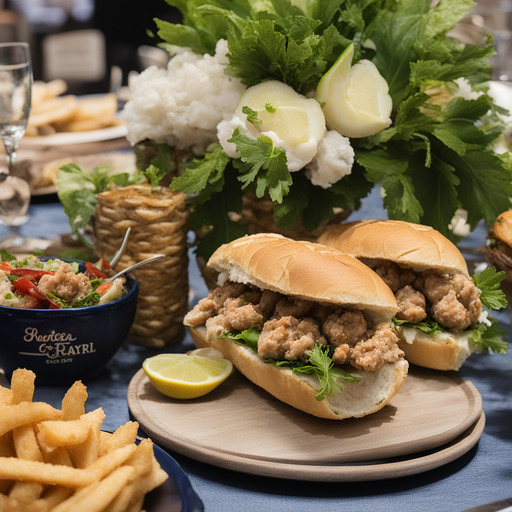 Austern Po' Boy Sandwiches