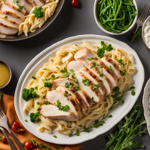 Ein-Topf Hähnchen Alfredo