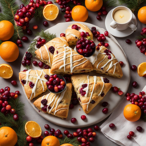 Orangen-Cranberry-Scones