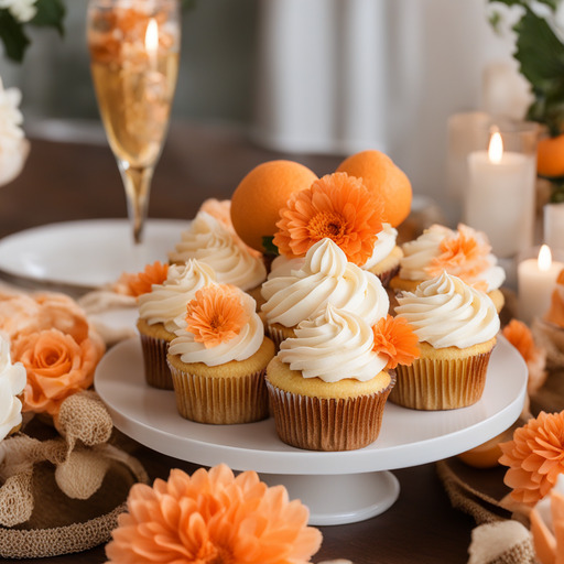 Orangencreme Cupcakes