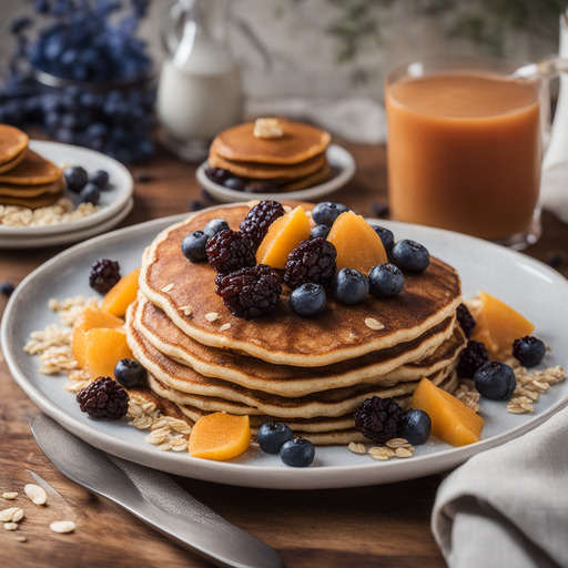Hafer-Rosinen-Pfannkuchen