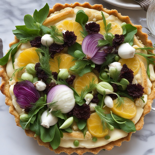 Zwiebel und Ziegenkäse Tarte
