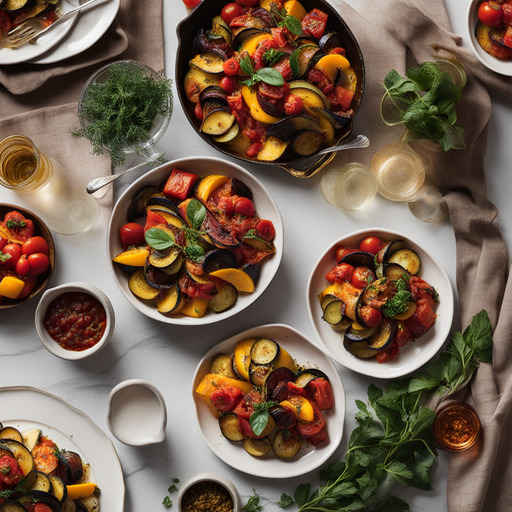 Ratatouille aus dem Ofen