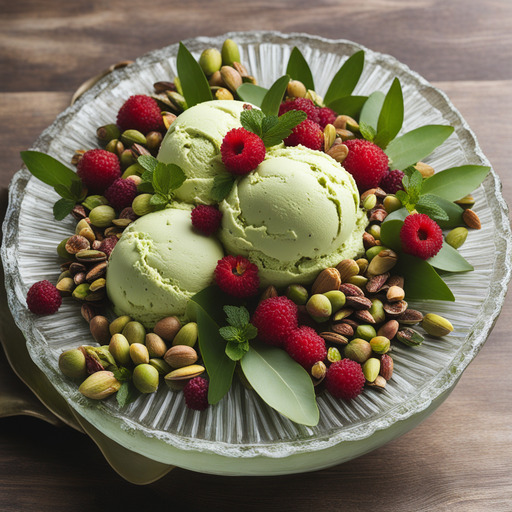 Pistazien Eiscreme