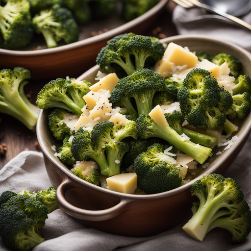 Gebackener Brokkoli mit Parmesan