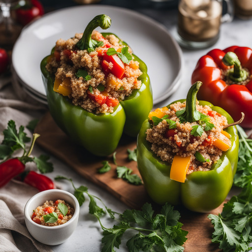 Gefüllte Paprika mit Quinoa