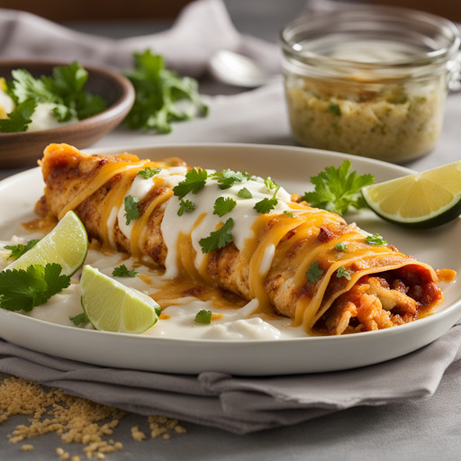 Schnelle Hähnchen-Enchiladas