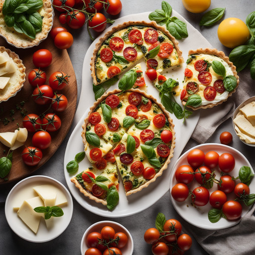 Quiche Caprese