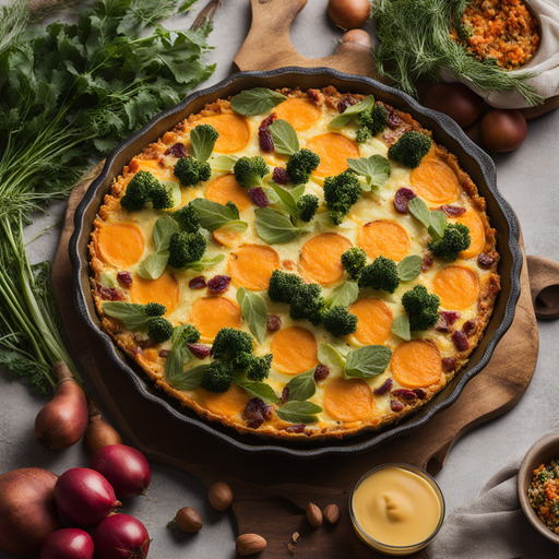 Quiche mit Süßkartoffelkruste