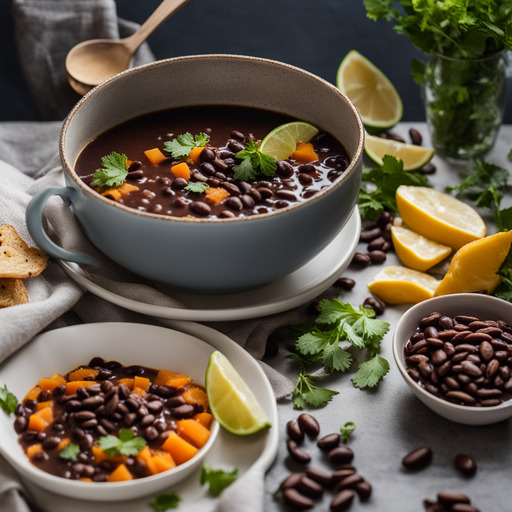 Schnelle Schwarze Bohnensuppe