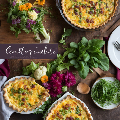 Quiche mit Blumenkohlboden