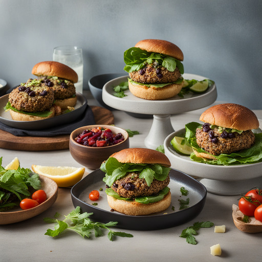 Quinoa- und schwarze Bohnen-Burger