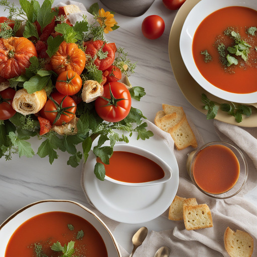 Schnelle und einfache Tomatensuppe