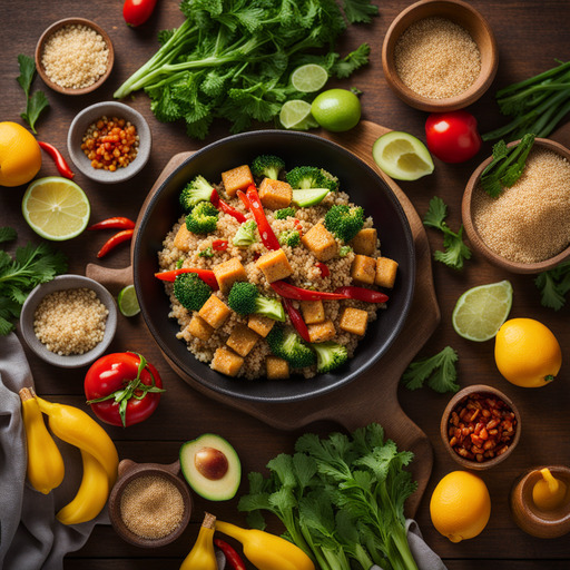 Quinoa Tofu Pfanne