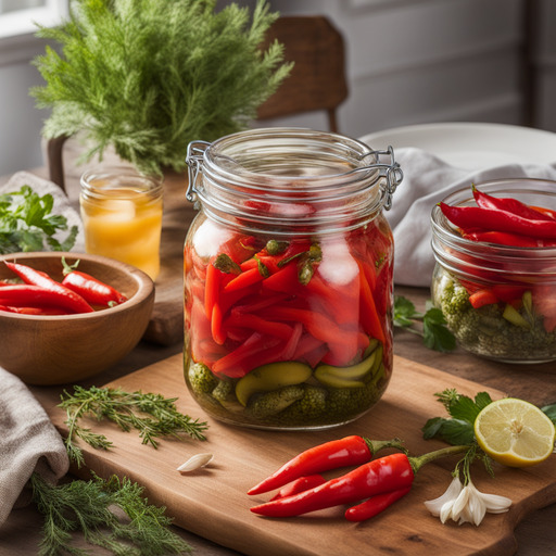Schnell Eingelegte Rote Paprika