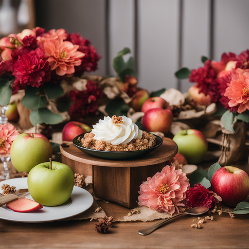 Quitte und Apfel-Knusperkuchen