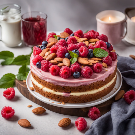 Himbeer-Mandel-Kaffeekuchen