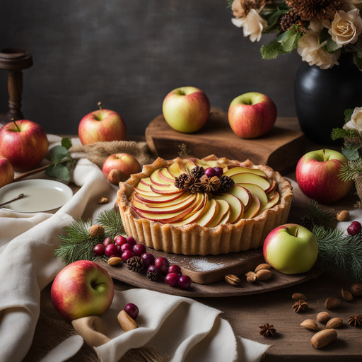 Rustikaler Apfelkuchen