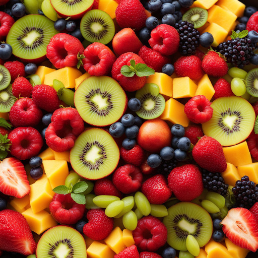 Regenbogen-Fruchtsalat