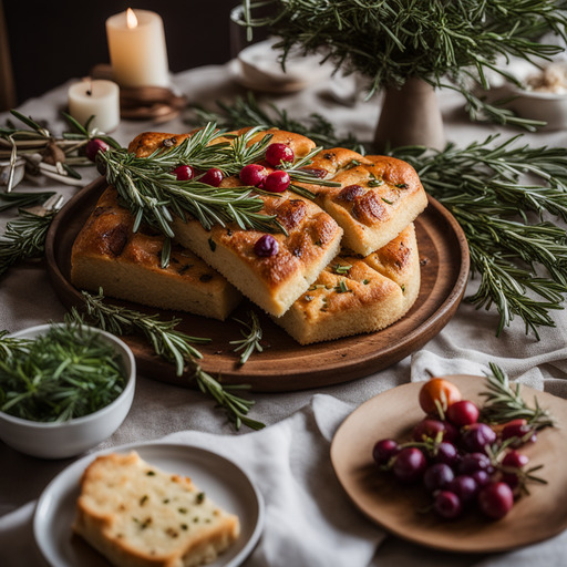Rosmarin Focaccia Brot