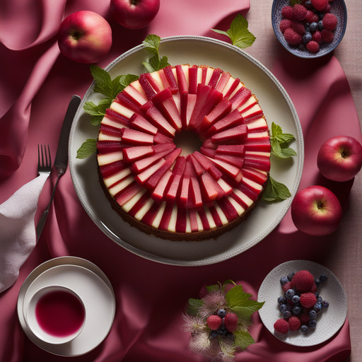 Rhabarber Kopfstandkuchen