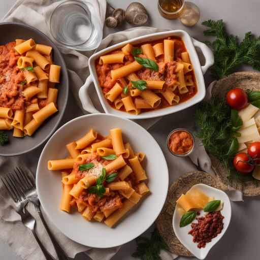 Rigatoni mit Wodkasauce