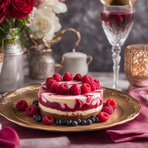 Himbeerwirbelkäsekuchen