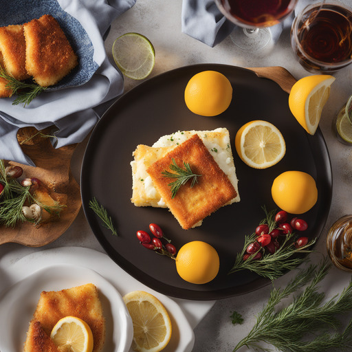 Saganaki Gebratener Käse