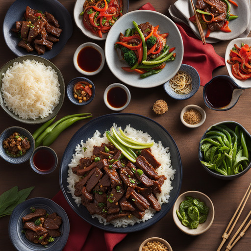 Szechuan Rindfleischpfanne