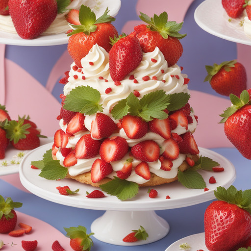 Erdbeerkuchen