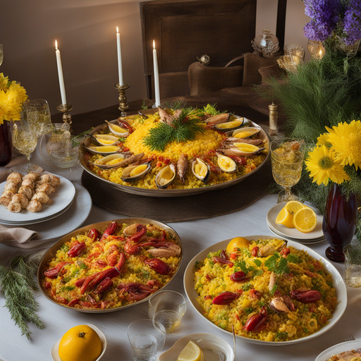Safran-infundierte Paella