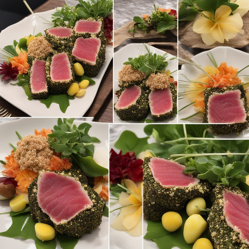 Sesamkrustierter Ahi-Thunfisch