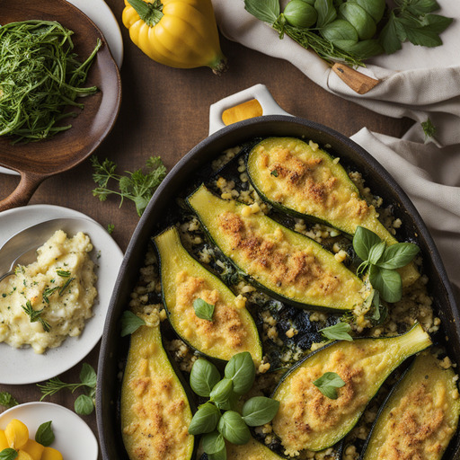 Sommerkürbisgratin