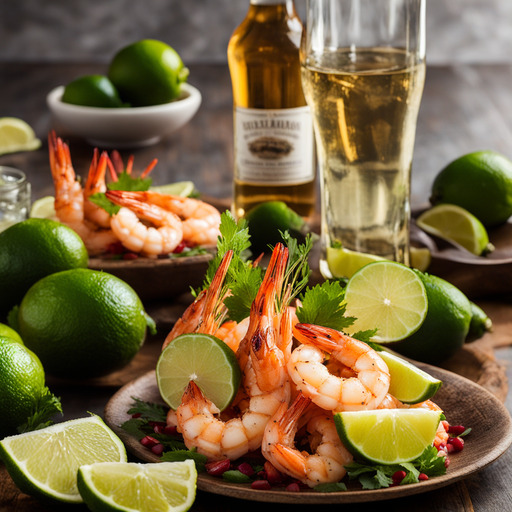 Tequila Limetten Garnelen
