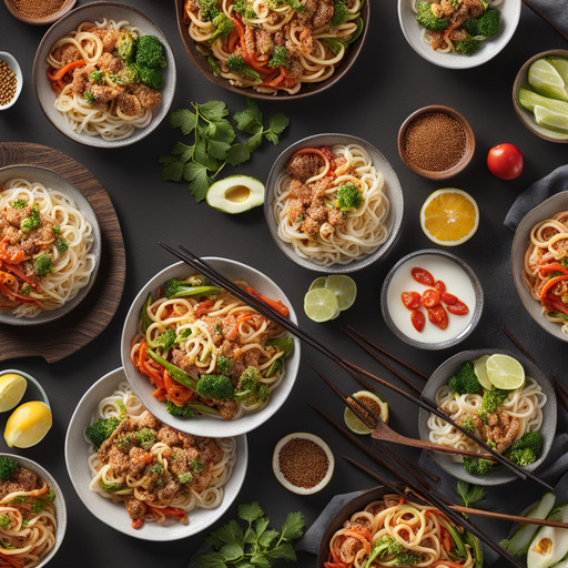 Udon-Nudel-Pfanne