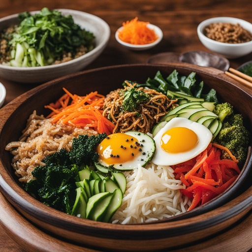Vegetarisches Bibimbap