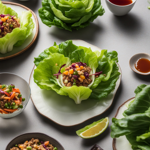Vegetarische Salatwickel