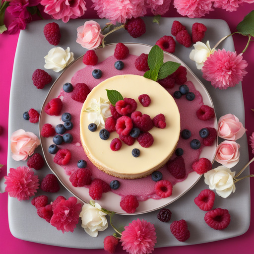 Veganer Himbeer-Käsekuchen