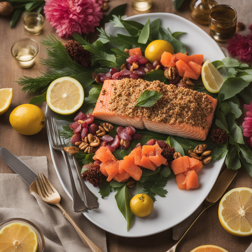 Lachs mit Walnusskruste