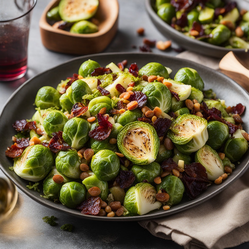 Warmer Rosenkohlsalat